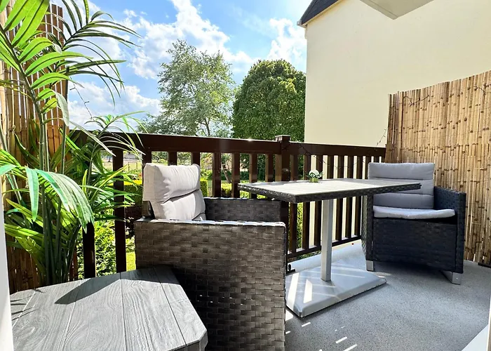 La Petite Oasis - Pour 2pers - 2km Du Centre Juno Et Du Debarquement - 10min A Pieds Du Centre & De La - Balcon - Exposition Sud - Stationnement & Wifi Gratuits *